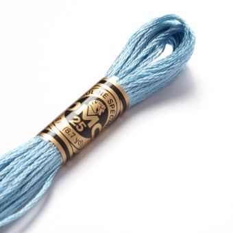Fil mouliné à broder - Tons bleus - COL 519