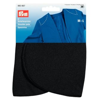 Épaulettes demi-lune taille M-L, noires