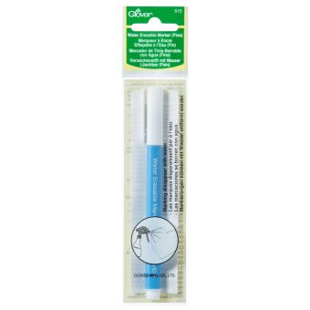 Stylo tissu effaçable à l'eau fin - Clover