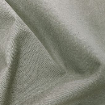 Tissu uni coton teflon DIABOLO Militaire