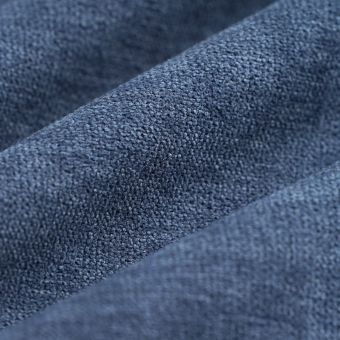 Tissu velours thermique bleu azur