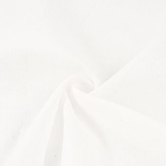 Tissu mousseline de coton ultraléger doux blanc - Origine France