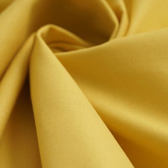 Tissu coton uni Cristina curcuma