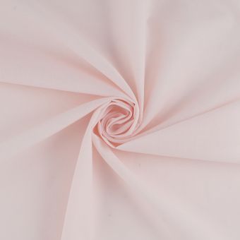 Tissu voile de coton Olivia uni rose nude