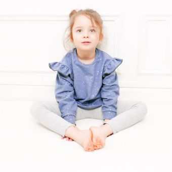 Patron Jasmin sweat et robe enfant 3 - 12 ans - IKATEE