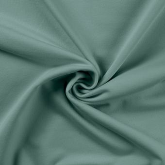 Tissu french terry uni bleu gris