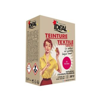 IDEAL - Kit Teinture Tout-en-Un Maxi Fuchsia - 350 g - Dès 30°C