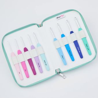 Set de crochets deluxe couleur 2.00 - 6.00 mm x9 - Knit Pro