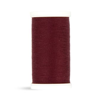 Bobine fil 100 m 100% polyester rouge bordeaux