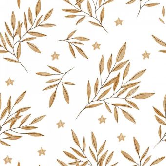 Tissu Minky lisse Campagne Étoiles, coupon 1m x laize (150cm)