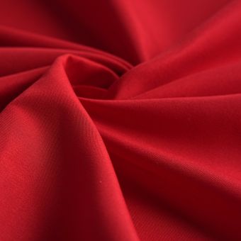 Tissu toile microfibre polyester Milo rouge 
