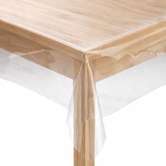 Nappe transparente toile cirée Cristal 40/100e
