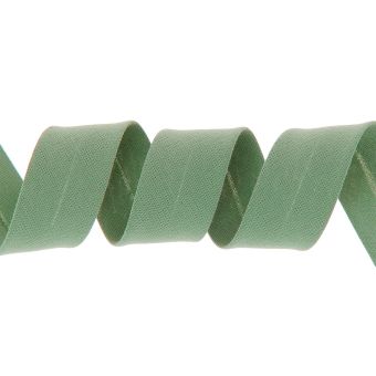 Biais coton bio 20mm vert forêt