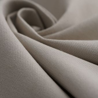 Tissu coton épais Panama grande largeur beige