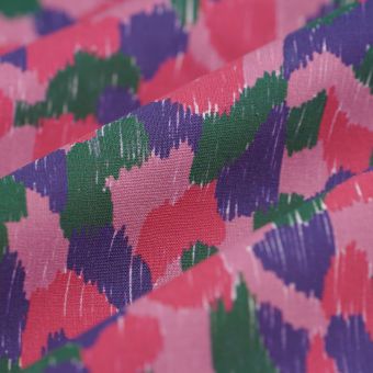 Tissu cretonne Arty multicolore