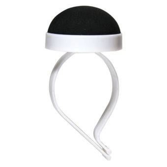 Bracelet porte épingles adaptable noir 5,4cm x 11cm