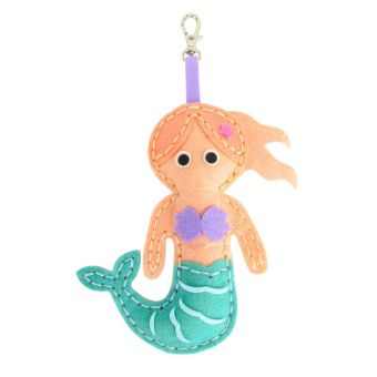 MégaCréa DIY - Kit enfant porte-clé feutrine Sirène