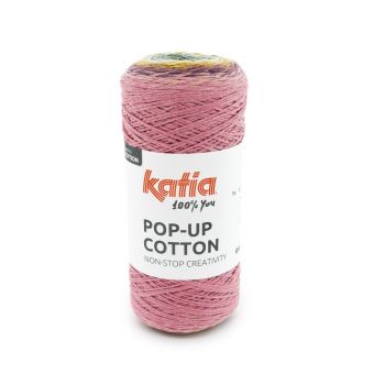 Pelote pop up cotton multicolore 302 Katia 1 pelote=1 pull ou une robe
