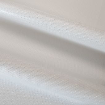 Tissu simili cuir pois qualité siège blanc