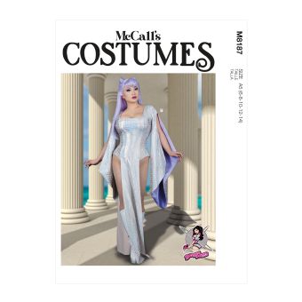 Patron McCall's 8187E5 - Déguisement Cosplay femme du 42-50