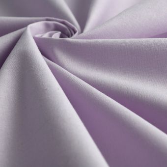 Tissu cretonne unie Cristina parme