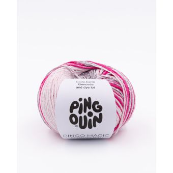 Pelote de fil à tricoter Magic rose argenté - Pingouin