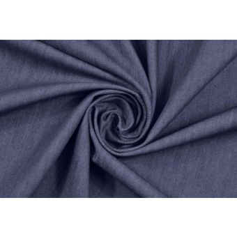 Coupon 300x155cm de Denim de coton bleu délavé 580g