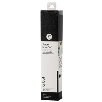Cricut Maker - 1 feuille flex thermocollante pailletée noire