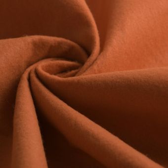 Tissu feutrine petite laize orange 90 cm