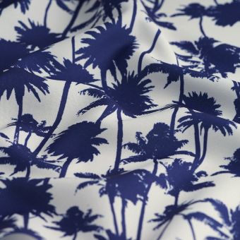Tissu d'extérieur imprimé palmier 