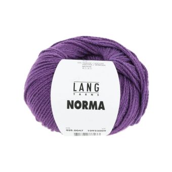 Pelote de coton à tricoter Norma - Lang Yarns