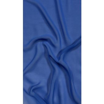 Mousseline Lourde couleur Bleu Roy