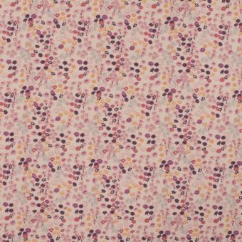 Tissu Ancien Avec Minuscules Fleurettes Roses - Dimensions 150 Cm X 50 Cm, Occasion Parfaite Pour La Couture