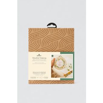 Kit broderie point de croix feuillage délicat (duo)