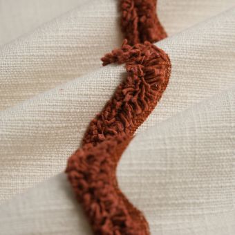 Tissu bachette slub tufté wave Sophie Ferjani