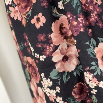 Tissu toile viscose imprimé Camille - Atelier Vingtsept