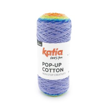 Pelote pop up cotton multicolore 303 Katia 1 pelote=1 pull ou une robe