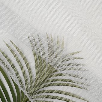 Tissu résille lurex argenté