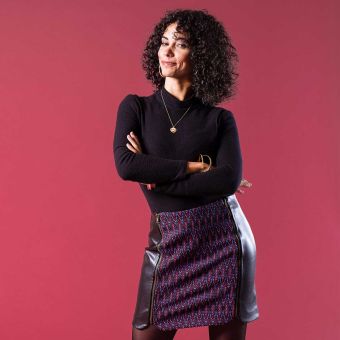 Patron jupe Marilyn crantée