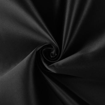 Tissu satin duchesse noir