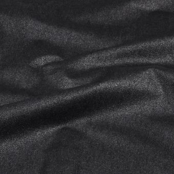 Tissu cretonne enduit métallisé carbone