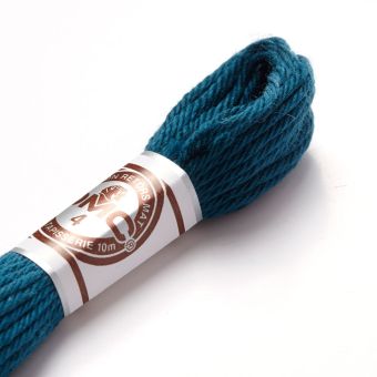 Fil à broder retors mat bleu - COL 2131