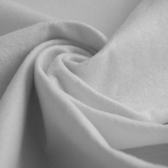 Tissu feutrine petite laize blanc 90 cm