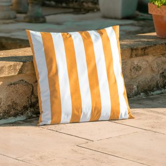 Coussin imperméable déhoussable à rayures ARCACHON