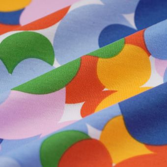 Tissu jersey coton Mickey multicolore