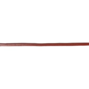 Lacette simili cuir 3mm marron au mètre