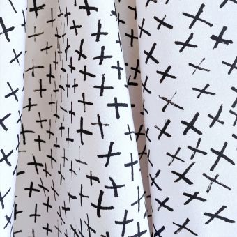 CRUCIFY BLANC TISSU IMPERMEABLE AU METRE