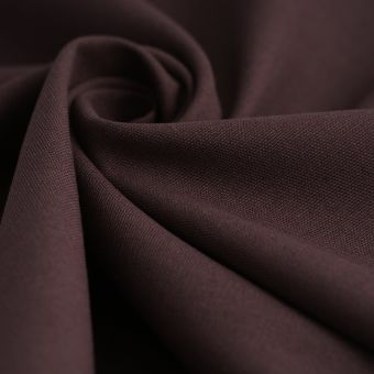 Tissu demi natté coton Bali chocolat