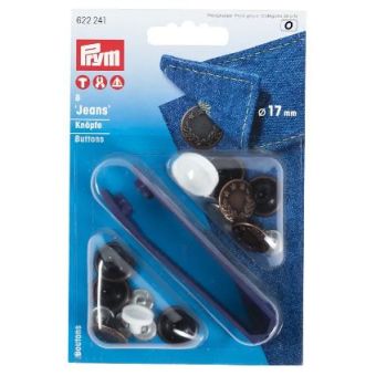 Boutons jeans à river sans couture couronne de laurier 17 mm cuivre
