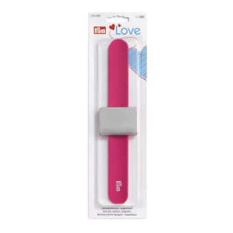 Bracelet porte épingles magnétique fuchsia - Prym love